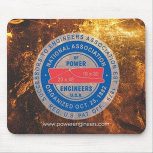 N.A.P.E. Fire Logo Mousepad