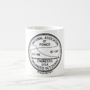 N.A.P.E. Retro Logo White Mug