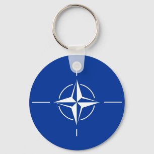 N.A.T.O. flag Keychain