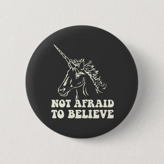 N.A.U.B Not Afraid To Believe Unicorn 2 Inch Round Button