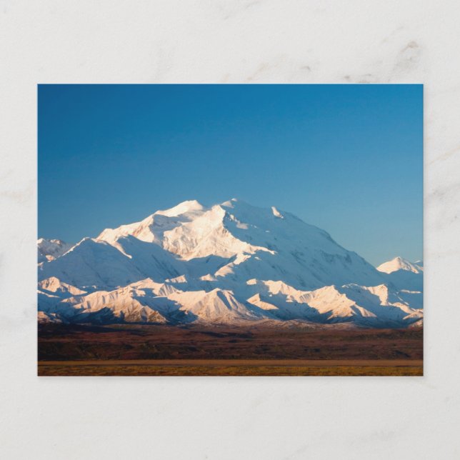 N.A., USA, Alaska.  Mt. McKinley in Denali Postcard (Front)