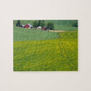 N.A., USA, Idaho, Latah County, near Genesee. Jigsaw Puzzle