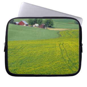 N.A., USA, Idaho, Latah County, near Genesee. Laptop Sleeve