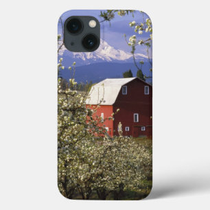 N.A., USA, Oregon, Hood River County. Red iPhone 13 Case