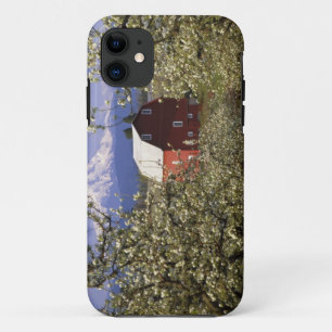 N.A., USA, Oregon, Hood River County. Red iPhone 11 Case