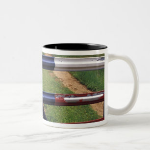 N.A., USA, Texas, Lake Buchanan, Texas flag Two-Tone Coffee Mug