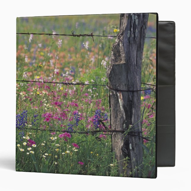 N.A, USA, Texas, Lytle, Fence post and Binder (Front/Inside)