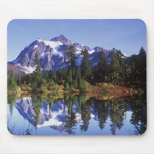 N.A., USA, Washington, Mt. Baker & Snoqualmie Mouse Pad (Front)