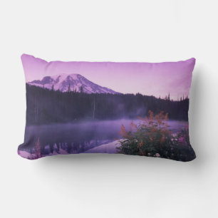 N.A., USA, Washington, Mt. Rainier National Lumbar Pillow