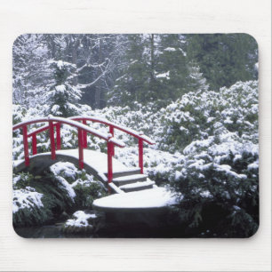 N.A., USA, Washington, Seattle. Moon bridge in Mouse Pad