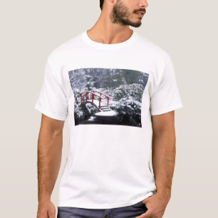 N.A., USA, Washington, Seattle. Moon bridge in T-Shirt