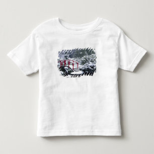 N.A., USA, Washington, Seattle. Moon bridge in Toddler T-shirt
