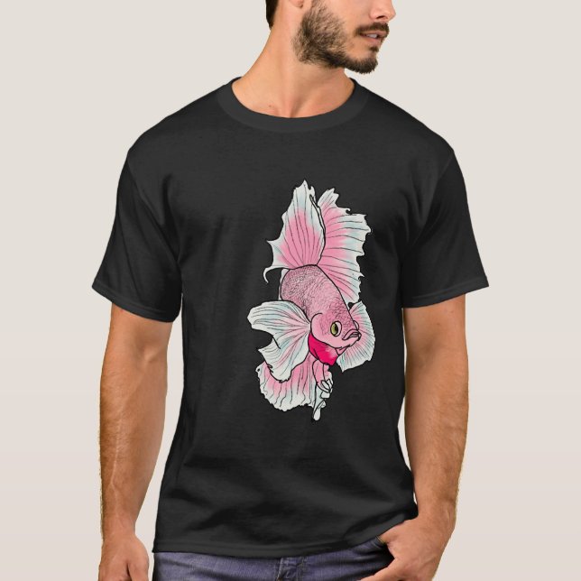 N’ Blue Betta Fish T-Shirt (Front)