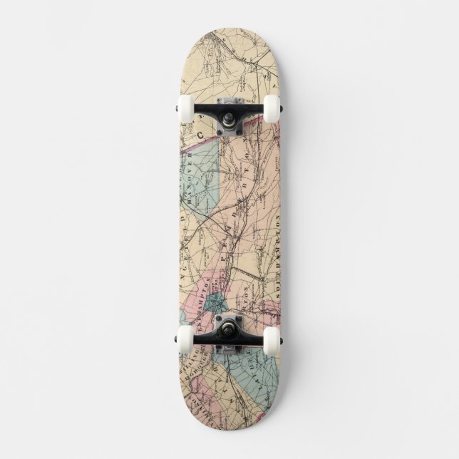 N Burlington County, NJ Skateboard (Front)