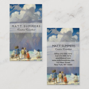 N.C. Wyeth The Giant 1923 Vintage Illustration Business Card