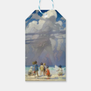 N.C. Wyeth The Giant 1923 Vintage Illustration Gift Tags