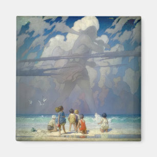 N.C. Wyeth The Giant 1923 Vintage Illustration Magnet
