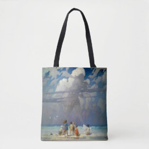 N.C. Wyeth The Giant 1923 Vintage Illustration Tote Bag