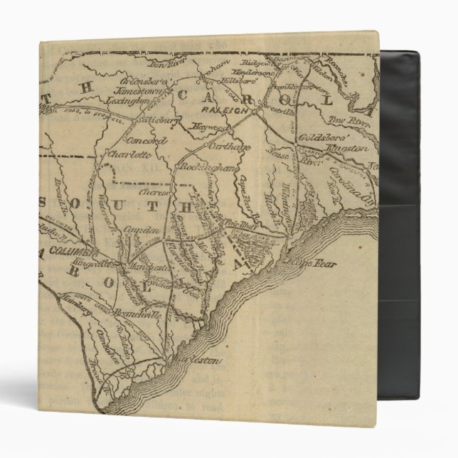 N Carolina, S Carolina Binder (Front/Inside)