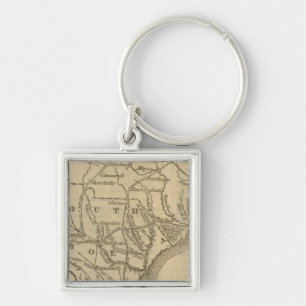N Carolina, S Carolina Keychain