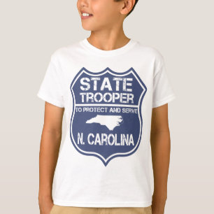 N. Carolina State Trooper To Protect And Serve T-Shirt