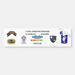 N COMPANY RANGERS VIETNAM BUMPER STICKER