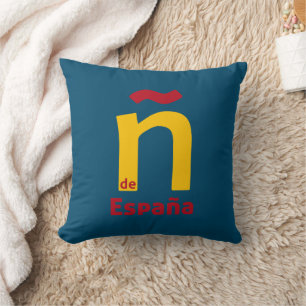 Ñ de España Throw Pillow