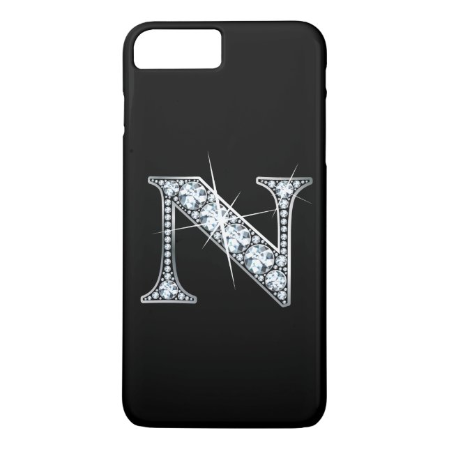 N Faux "Diamond Bling" Case  (Back)