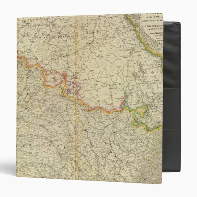 N France Atlas Map Binder (Front/Inside)