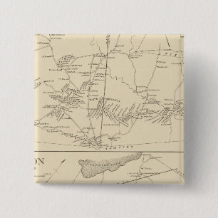 N Hampton, Newton 2 Inch Square Button