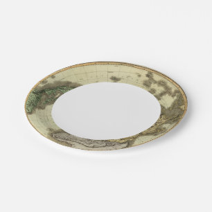N Hemisphere Paper Plate