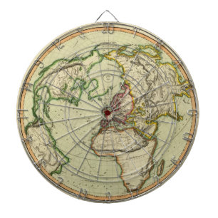 N. Hemisphere, plane of London. Dartboard