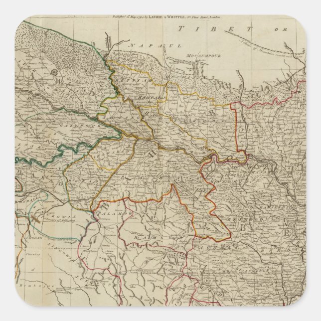 N Hindostan 2 Square Sticker (Front)
