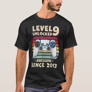 N Ine 9yr Bday So N B Oy Gamer 9th 9 Years Old T-Shirt