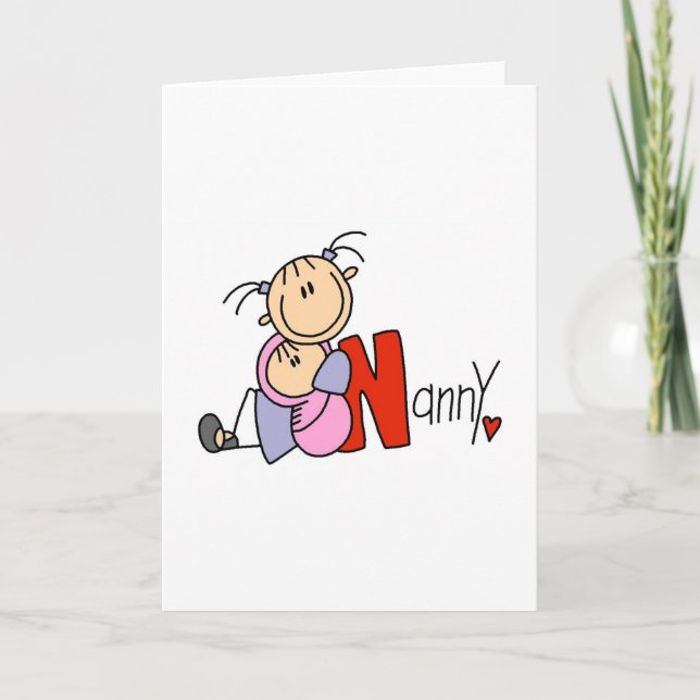 N is for Nanny Card (Front)