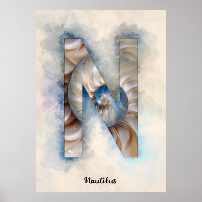 N is For Nautilus Poster (Front)