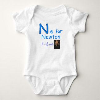 N is for Newton Baby Bodysuit