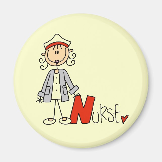 N is for Nurse Magnet (Front)