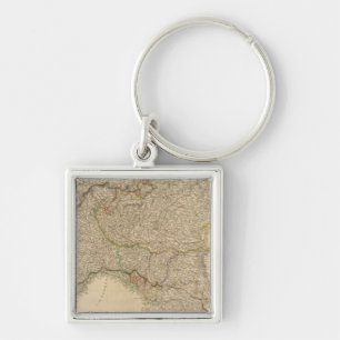 N Italy, Alps Keychain