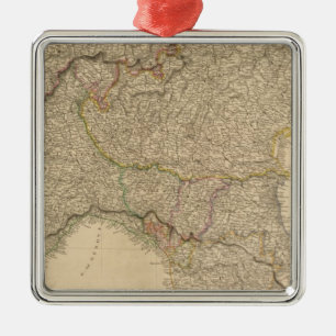 N Italy, Alps Metal Ornament