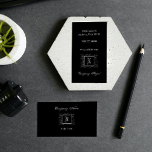 N Monogram Business Card