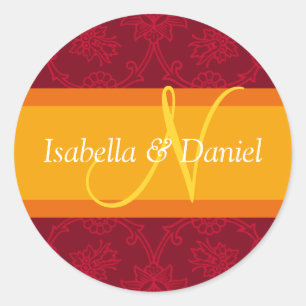 N Monograms For Wedding Invitation Seals