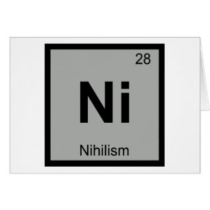 N - Nihilism Philosophy Chemistry Periodic Table