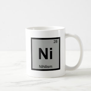 N - Nihilism Philosophy Chemistry Periodic Table Coffee Mug