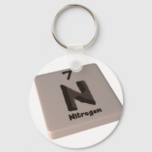N Nitrogen Keychain