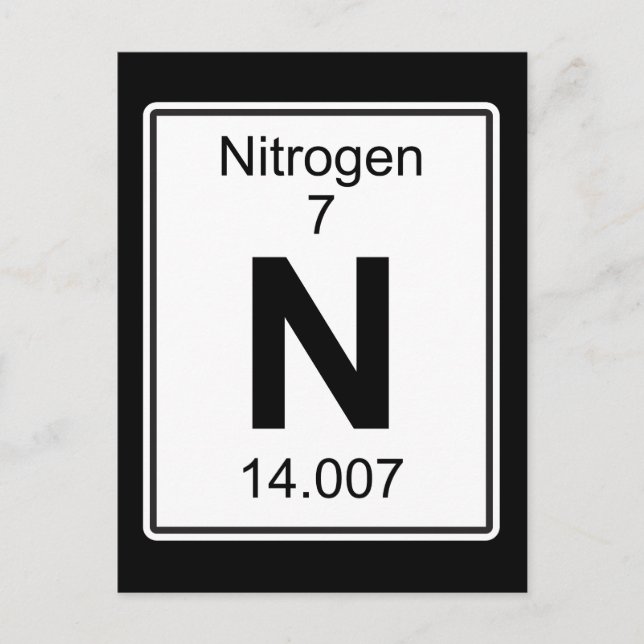 N - Nitrogen Postcard (Front)
