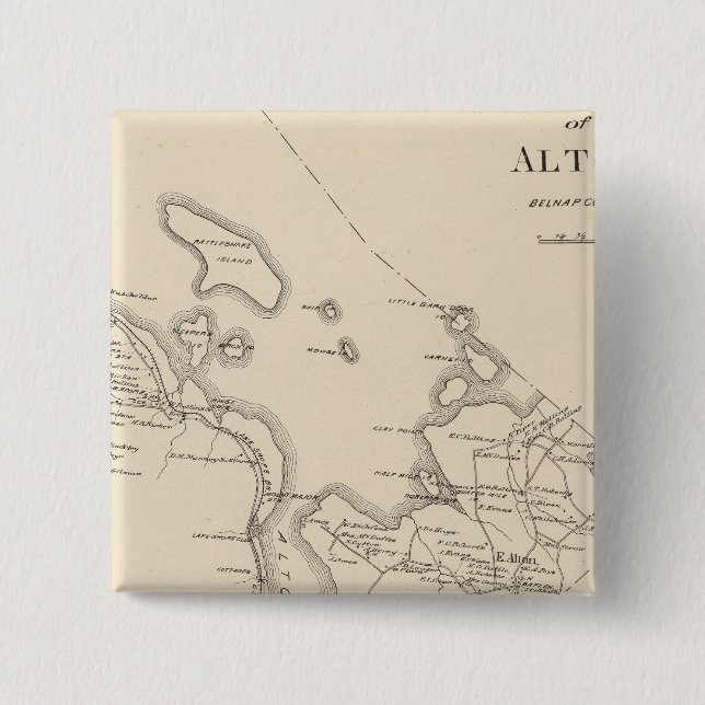 N pt Alton 2 Inch Square Button (Front)