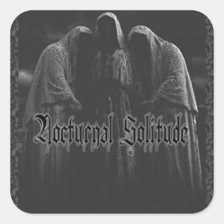 N.S Hooded Figures Square Sticker