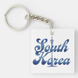 N Seoul Tower South Korea Keychain