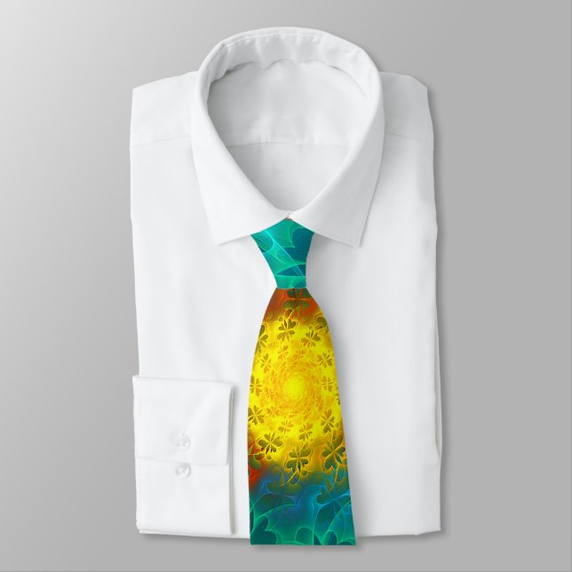 N-Space Lepidoptera Tie (Tied)